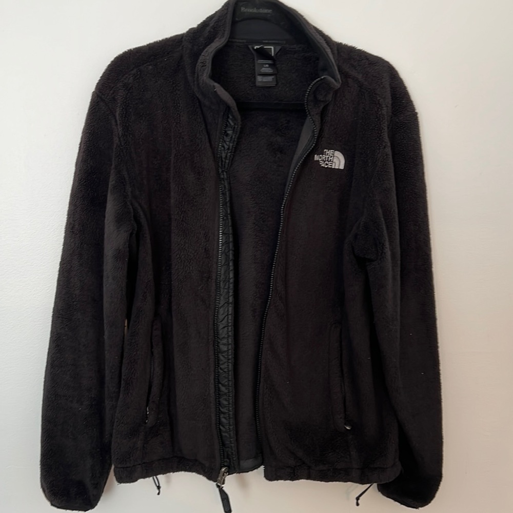 North face fuzzy jacket
